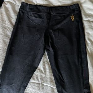 ASU, rushed detail crop legging, medium